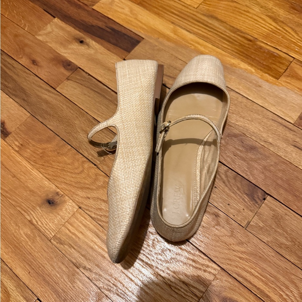 JCrew Factory - Woven Mary Jane Flats - size 11 - Picture 2 of 6